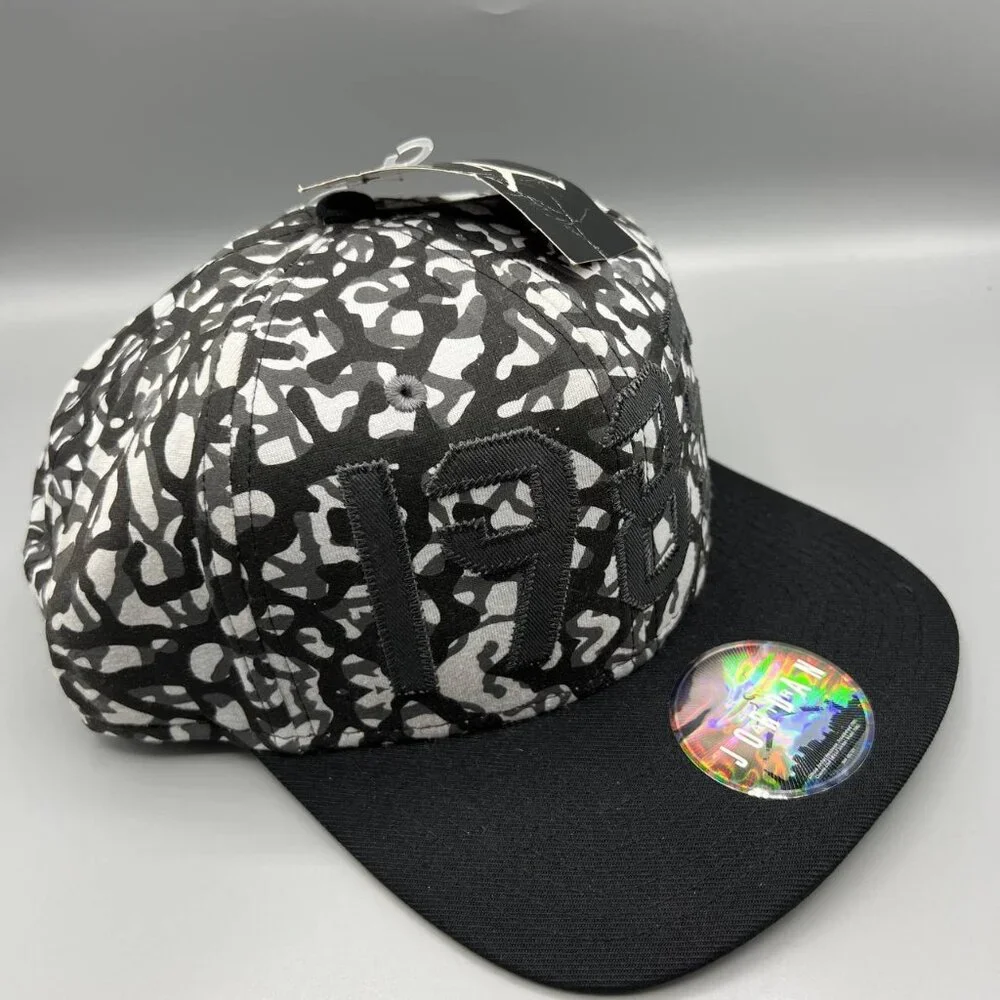 Air Jordan 1985 Rookie Hat Men Black Camouflage Jumpman Snap Back Cap New‎
